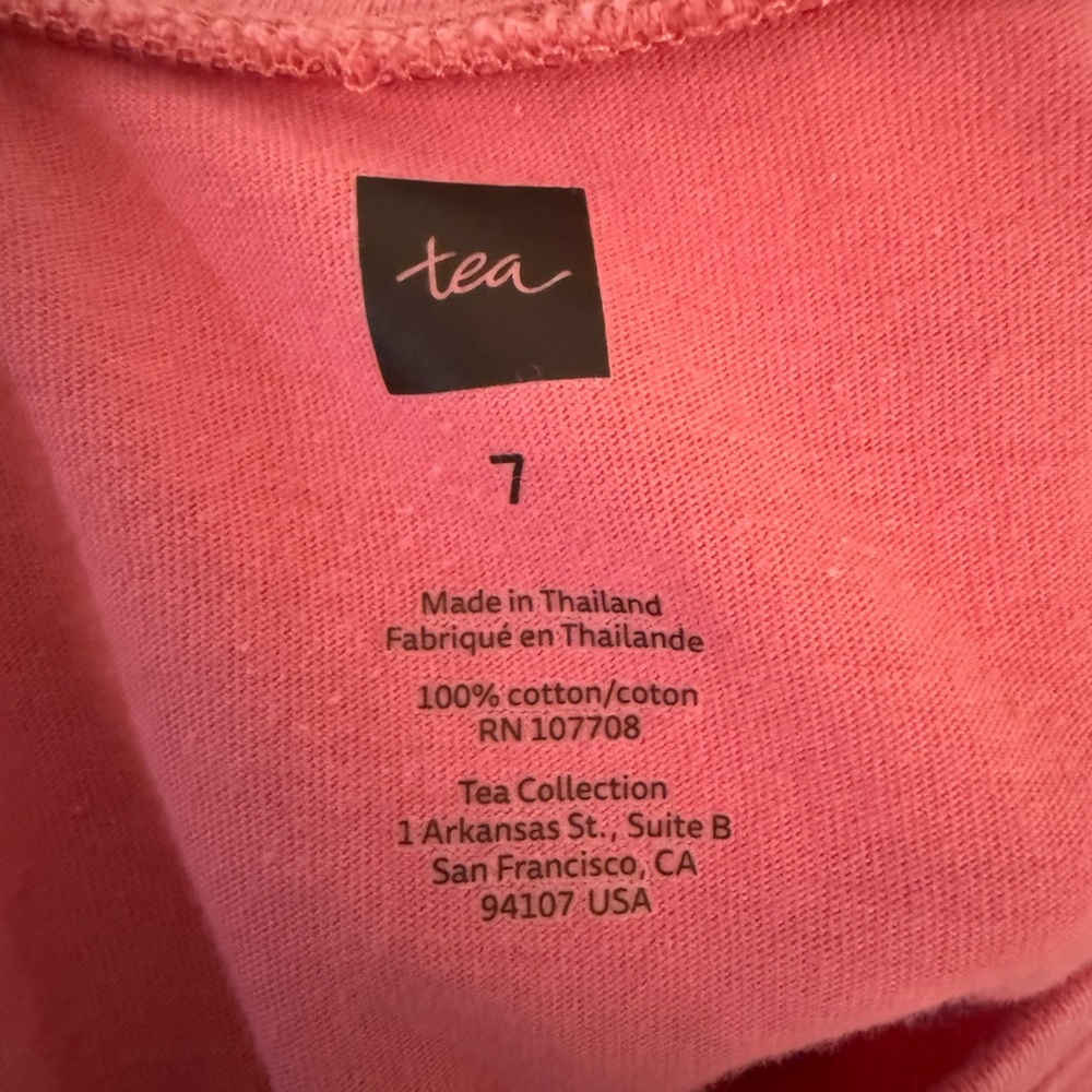 Tea Collection Pink Long Sleeve Unicorn Dress - Picture 6 of 9